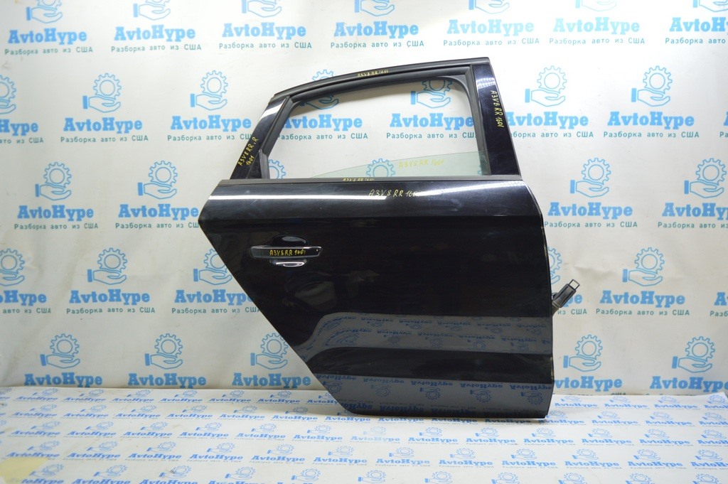 Дверь в сборе задняя правая Audi A3 8V 15-20 (01) черный цвет