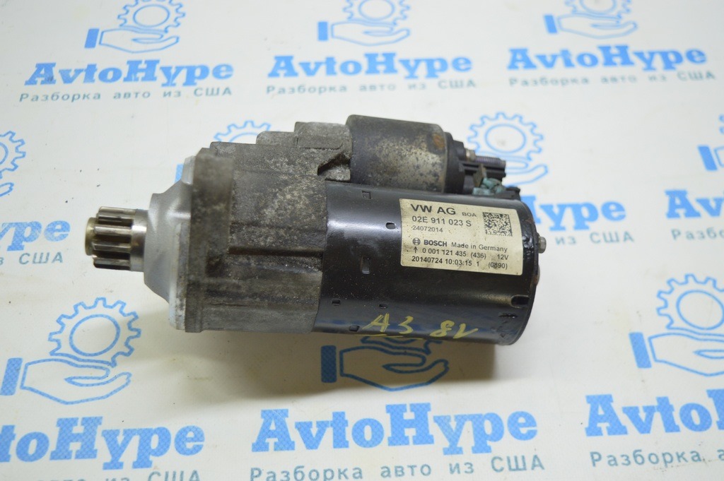 Стартер Audi A3 8V 15-18 1.8T, 2.0T (01)