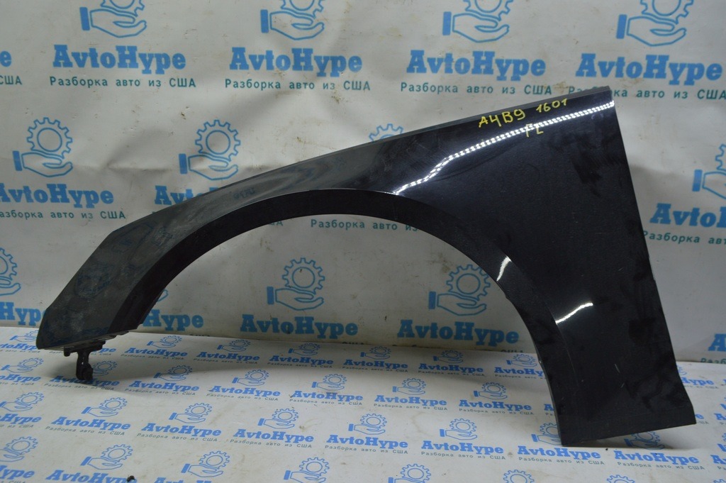 Крыло переднее левое Audi A4 B9 17-19 (01) черное