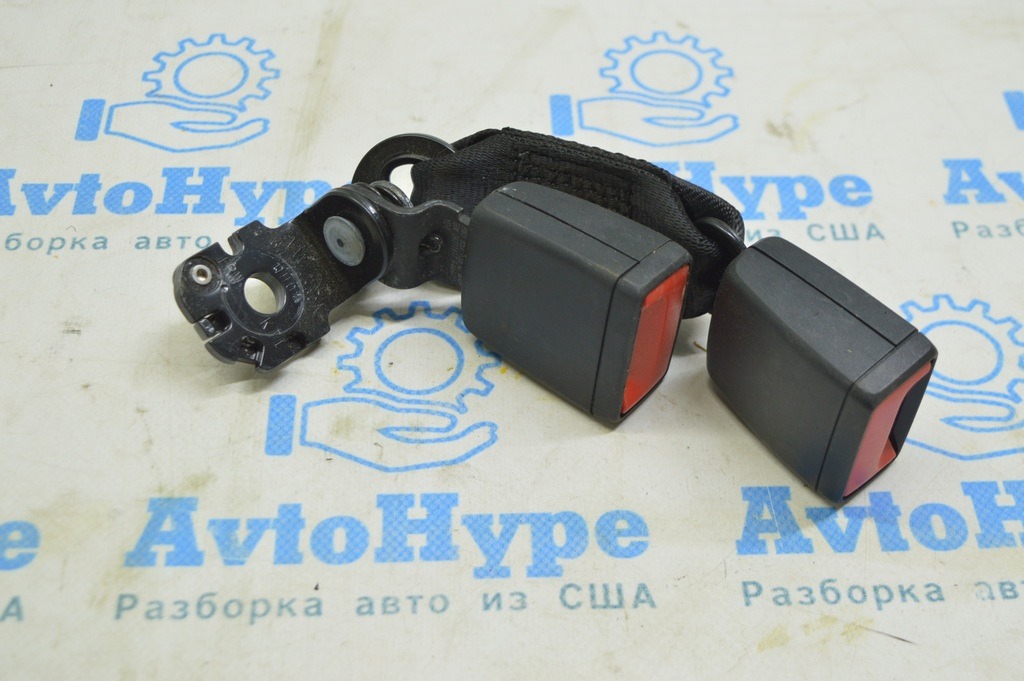 Защелка ремня безопасности задняя левая Audi A4 B9 17- черная