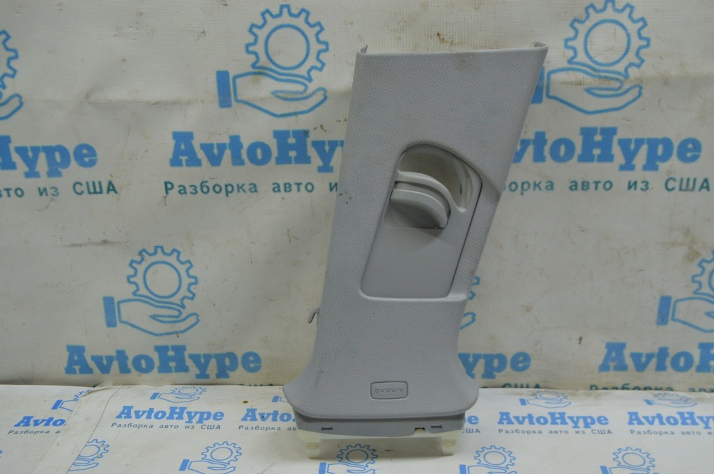 Накладка центральной стойки верхняя ремень правая Audi A4 B9 17- серая