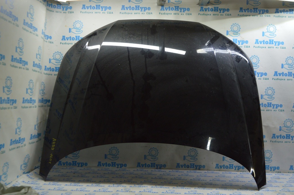 Капот голый Audi A4 B9 17- сталь черный цвет Y9t (01)