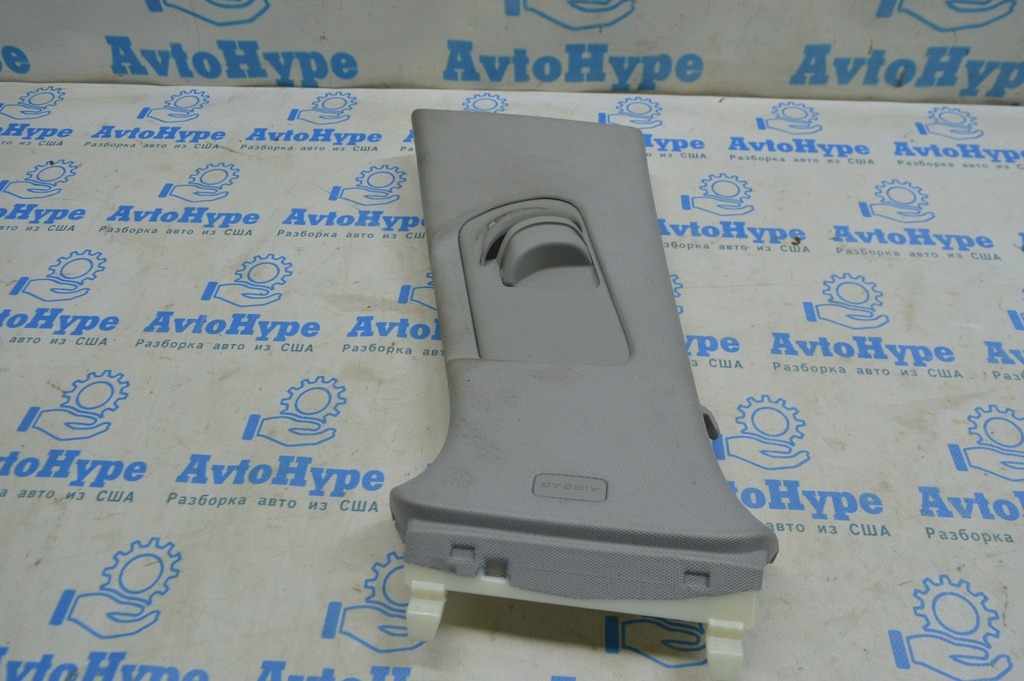 Накладка центральной стойки верхняя ремень левая Audi A4 B9 17- серая