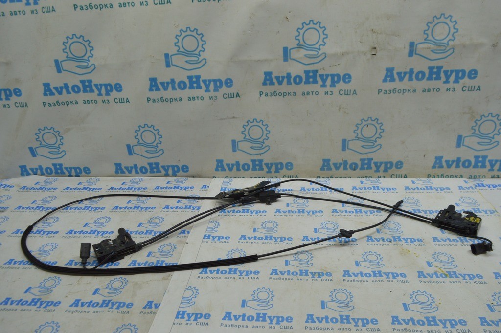 Трос открывания замка капота Audi A4 B9 17- задняя часть