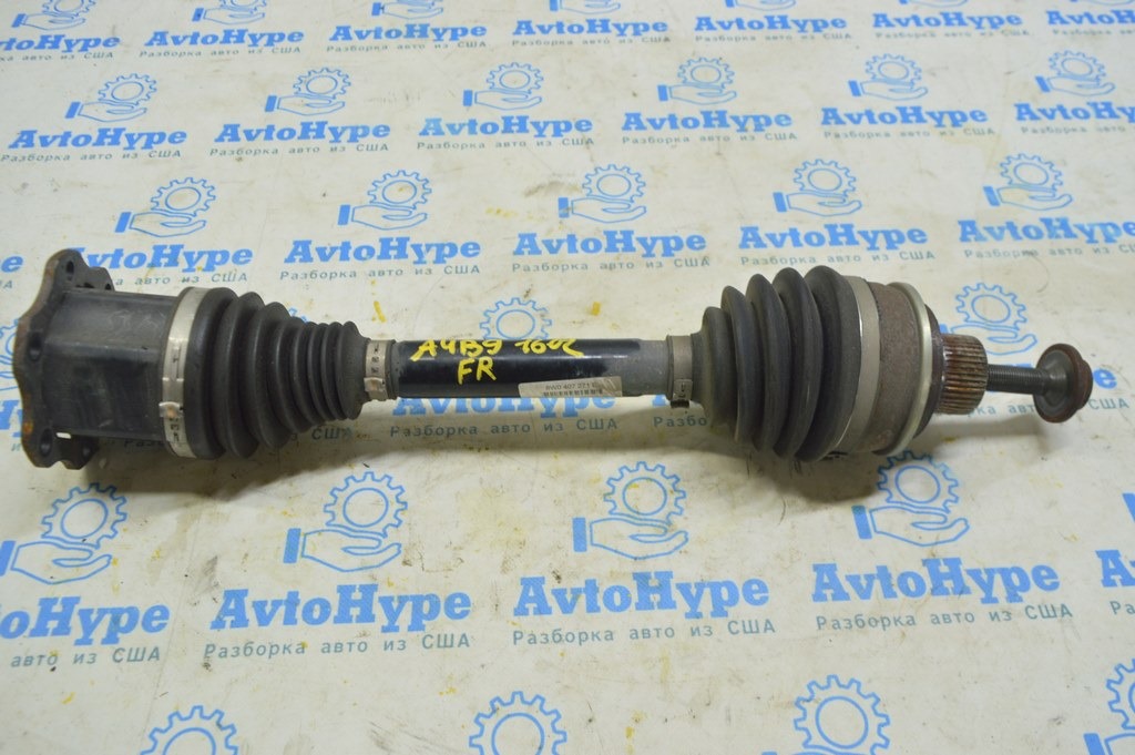 Привод полуось передняя правая Audi A4 B9 17- FWD (02)