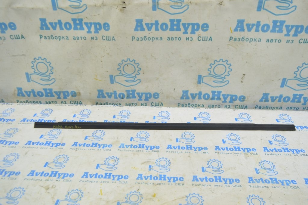 Молдинг дверь-стекло центральный задний левый Audi A4 B9 17- мат