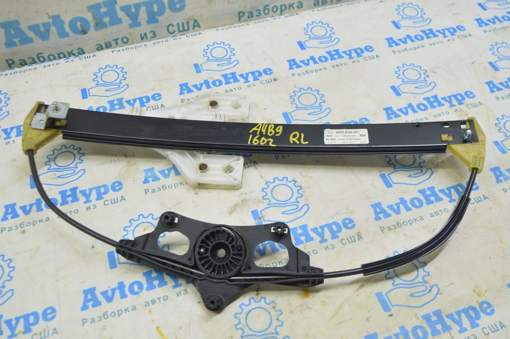 Стеклоподъемник механизм задний левый Audi A4 B9 17-