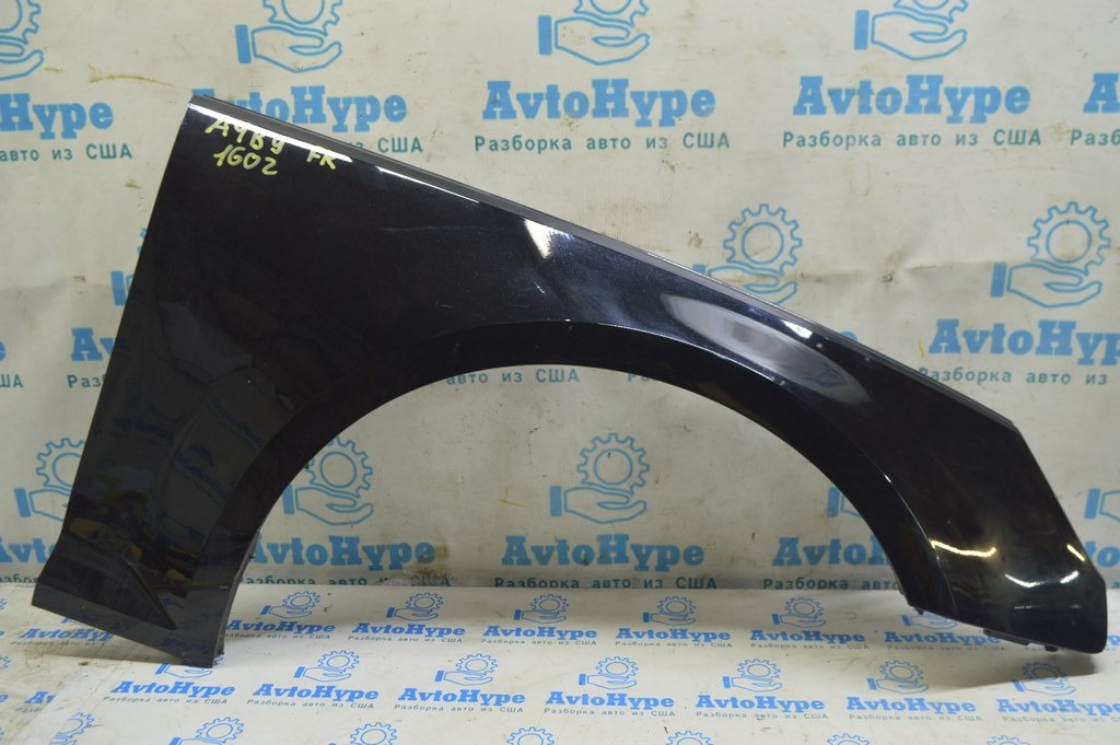 Крыло переднее правое Audi A4 B9 17-19 (02) черное