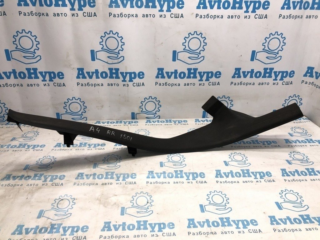 Накладка порога внутр зад прав Audi A4 B8 08-16 седан, черн