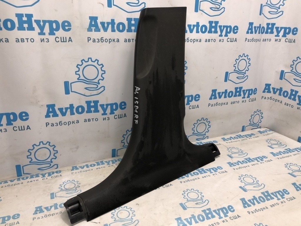 Накладка центральной стойки нижняя правая Audi A4 B8 08-16 седан, черн