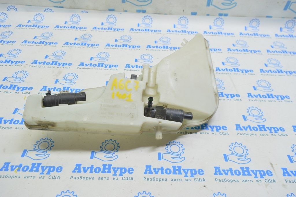 Бачок омывателя Audi A6 C7 12-18 без горловины с моторами омывателя
