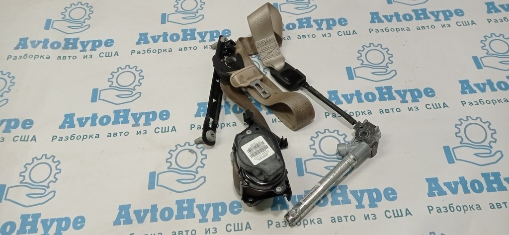 Водительский ремень безопасности Chrysler 200 15-17 серый