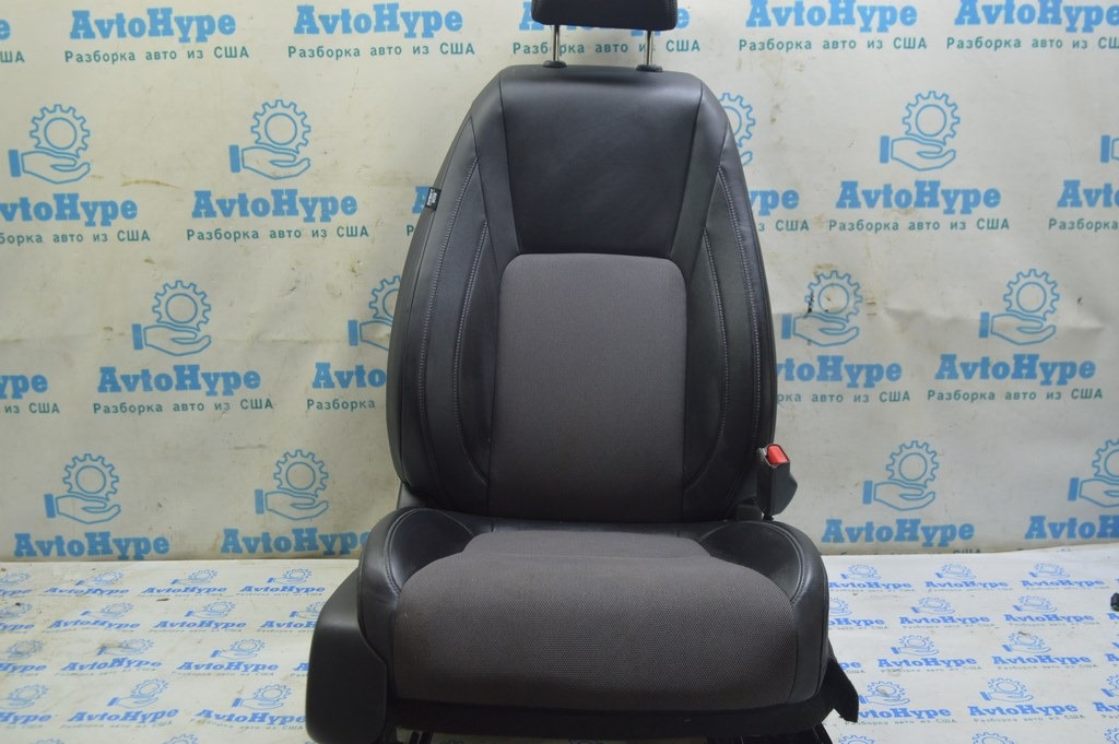 Пассажирское сидение Honda Clarity 18-21 usa черн механическ, тряпка+кожа комб (02)
