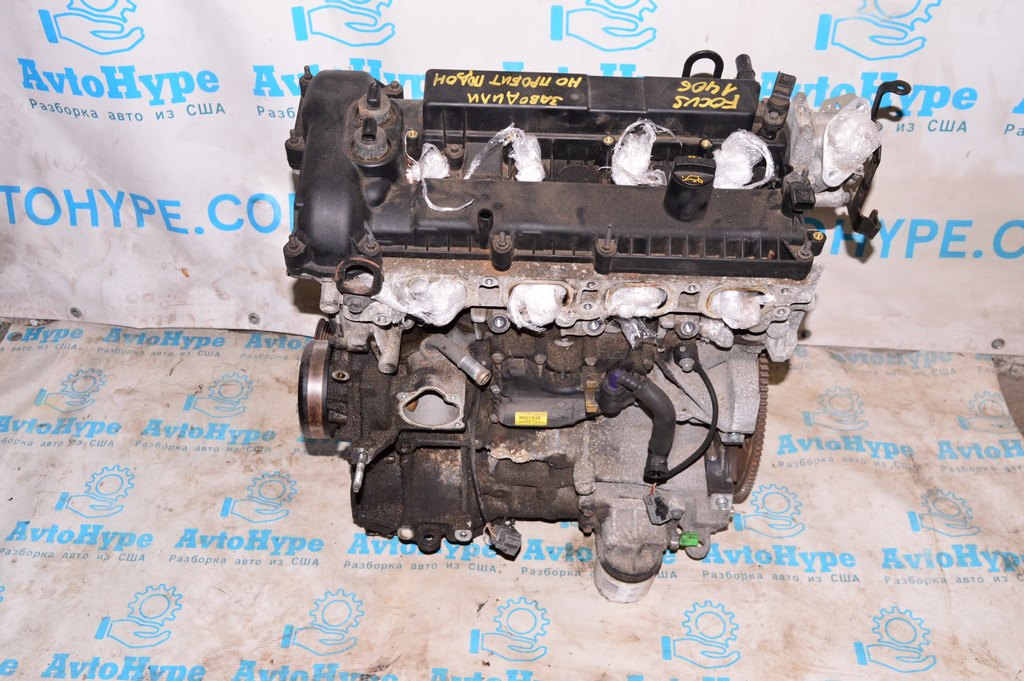 Двигатель Ford Focus mk3 11-14 2.0 (06) пробит поддон