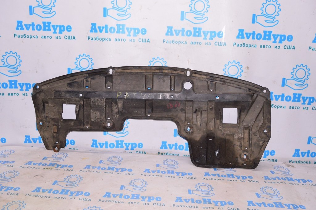 Защита переднего бампера Nissan Pathfinder 17-19 рест