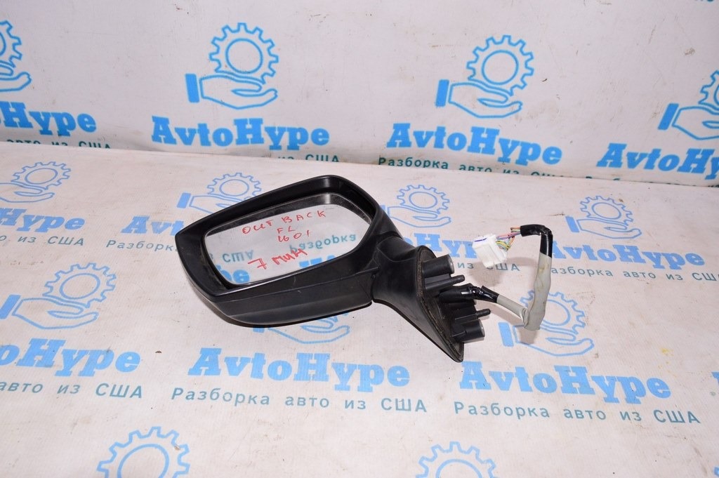 Зеркало боковое левое Subaru Outback 15-19 пустое (01) 7пин
