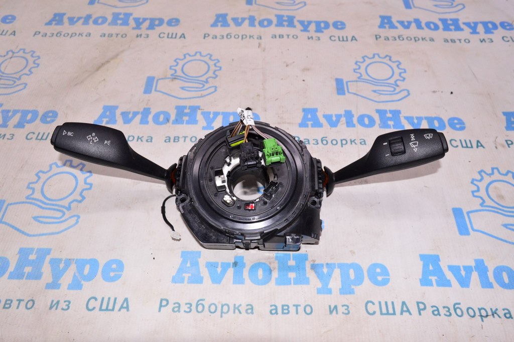 Подрулевой переключатель гитара в сборе BMW X3 F25 11-17 с шлейфом (01)