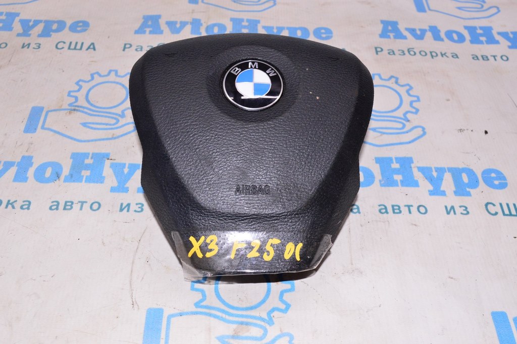 Подушка безопасности airbag в руль водительская BMW X3 F25 11-17 (01)