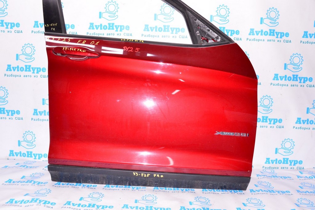 Стекло двери перед прав BMW X3 F25 11-17