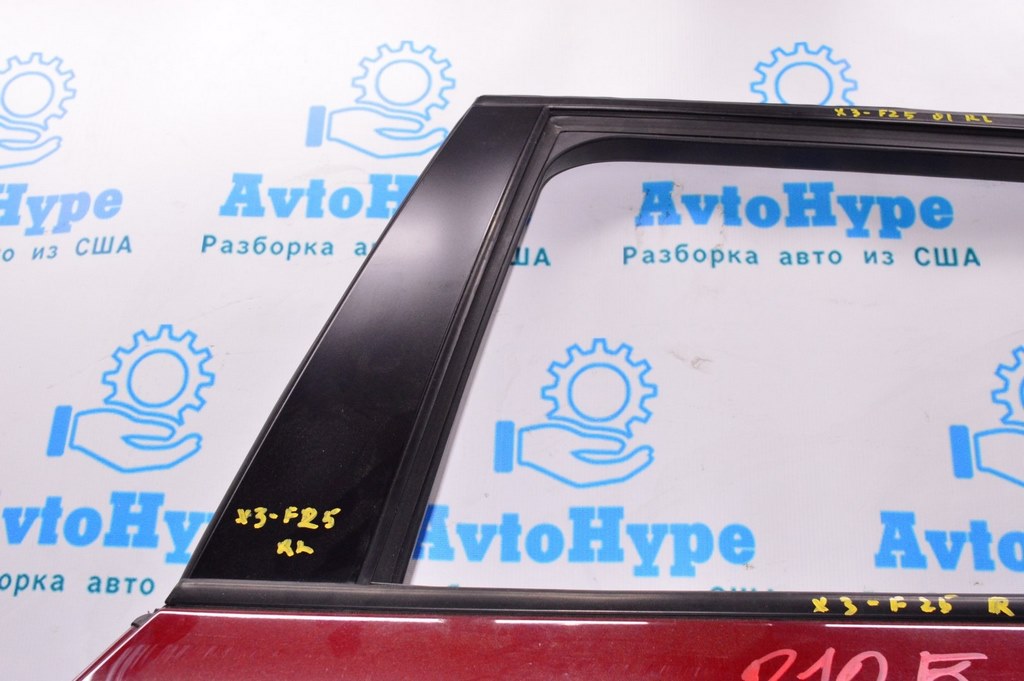 Накладка двери боковая зад лев BMW X3 F25 11-17 передняя