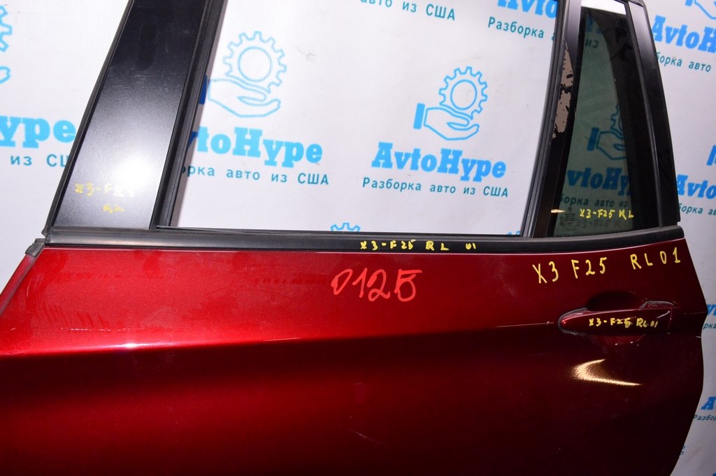 Молдинг дверь-стекло центральный зад лев BMW X3 F25 11-17 мат