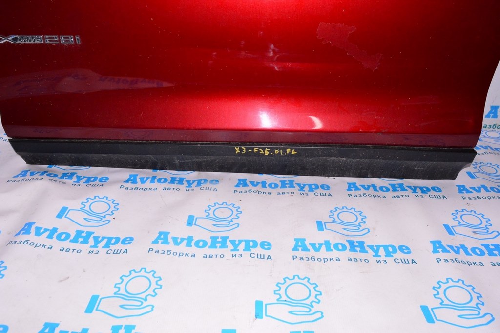 Накладка двери нижняя перед лев BMW X3 F25 11-17 структура