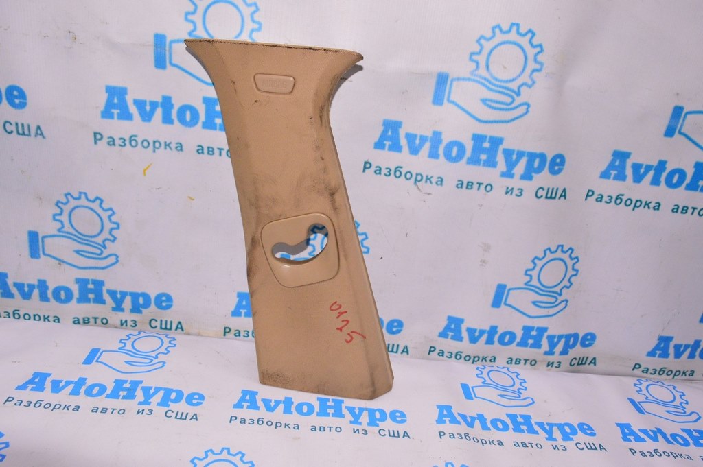 Накладка центральной стойки верхняя (ремень) левая BMW X3 F25 11-17 беж (01) запилена