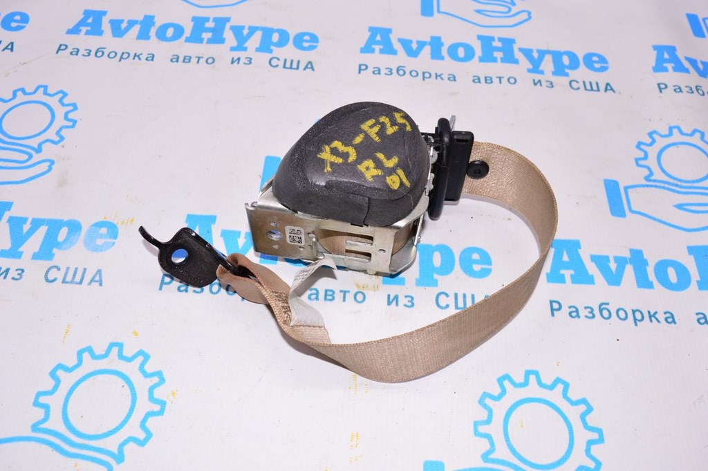 Ремень безопасности зад лев BMW X3 F25 11-17