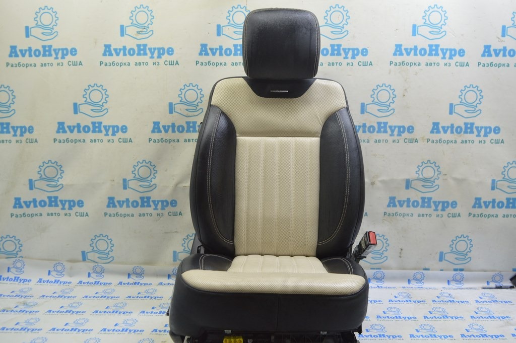 Пассажирское сидение Mercedes X164 GL 10-12 кожа беж+черн, электр,перфорац,GrandEdition (01)