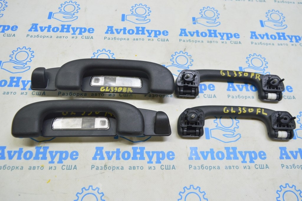 Ручка потолка зад лев Mercedes X164 GL черн, с подсветкой