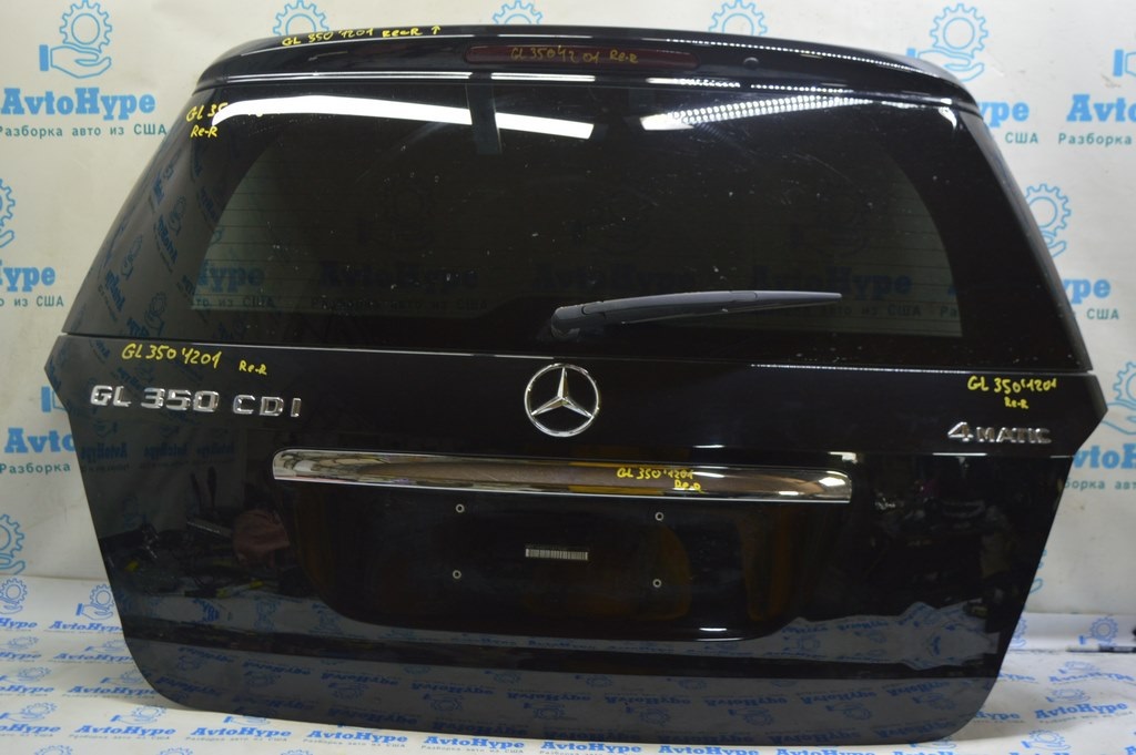 Дверь багажника голая Mercedes X164 GL черный 197 (01) в цвет