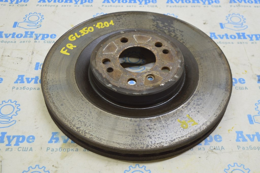 Диск тормозной перед прав Mercedes X164 GL W164 ML W251 R 350мм