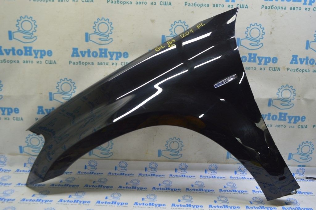 Крыло переднее левое Mercedes X164 GL черный 197 (01) в цвет