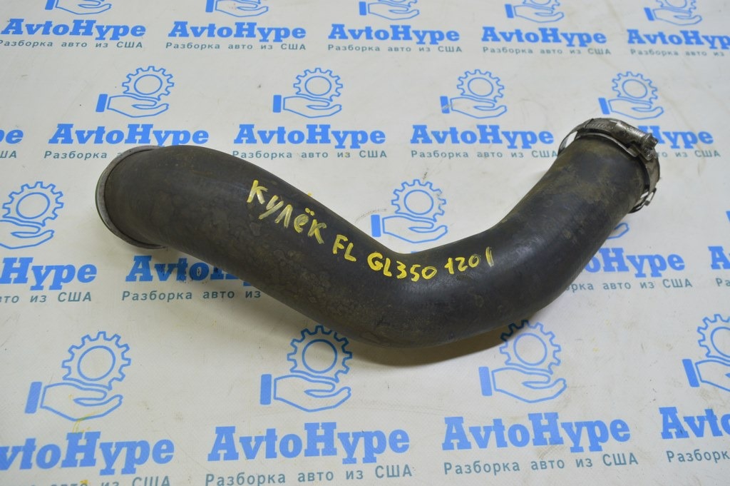 Патрубок интеркулера левый Mercedes X164 GL350 10-12 3.0d