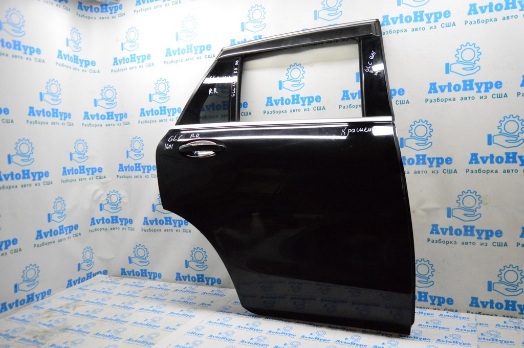 Молдинг дверь-стекло центральный зад прав хром Mercedes GLC X253 16-