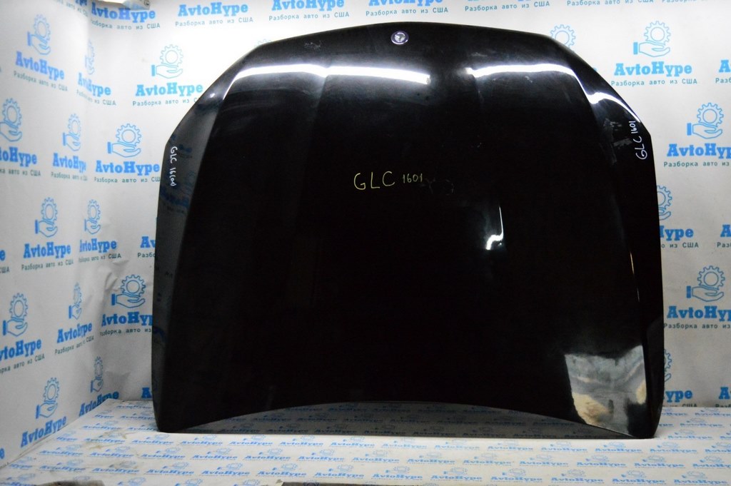 Капот голый Mercedes GLC X253 16-20 дорест (01) черный цвет полез лак
