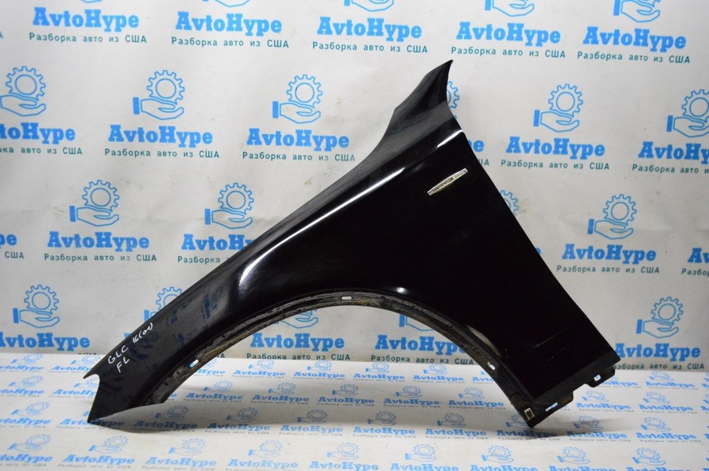 Крыло переднее левое Mercedes GLC X253 16- (01) черный цвет