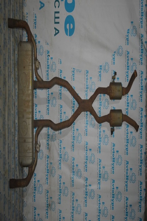 Глушитель задняя часть с бочкой Mercedes GLE-class C292 15-19 AWD 3.0 с средней частью