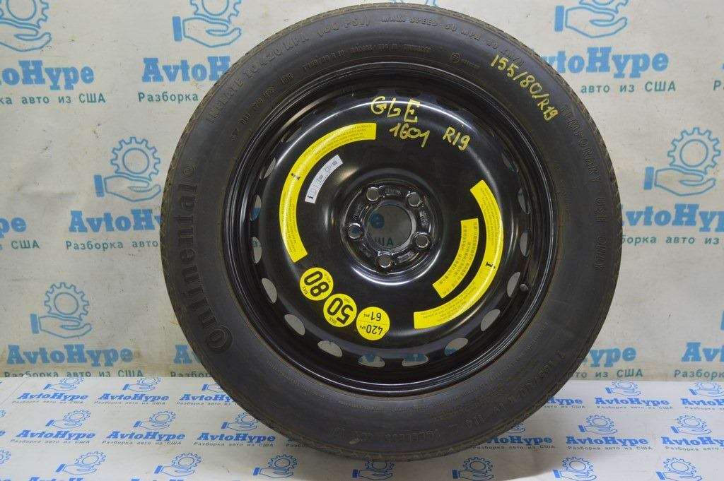 Запасное колесо докатка R19 155/80 Mercedes GLE-class C292 12-19 (01)