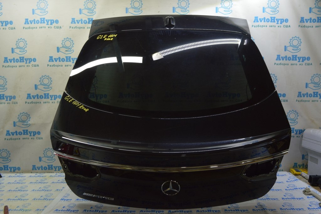 Дверь багажника голая Mercedes GLE-class C292 15-19 купе (01) черная в цвет идеал