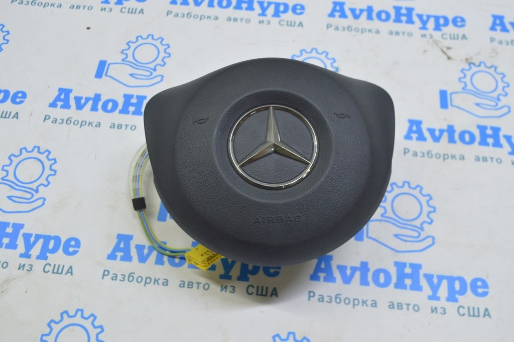 Подушка безопасности airbag в руль водительская Mercedes GLE-class C292 12-19 черн