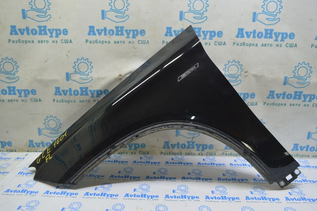 Крыло переднее левое Mercedes GLE-class C292 16-19 AMG (01) черное в цвет