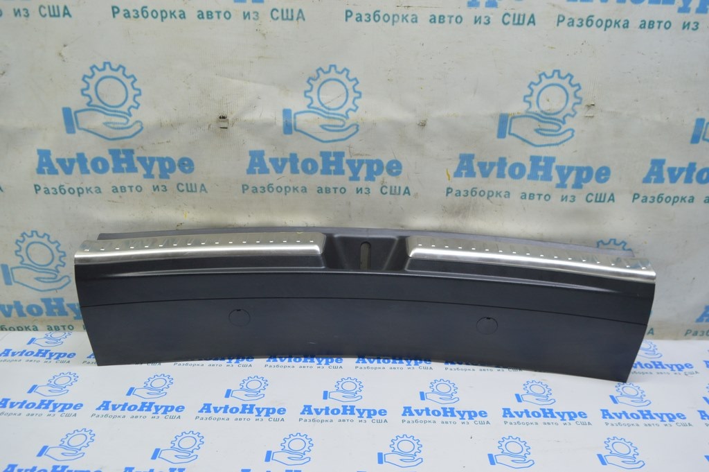 Накладка проема багажника центр Mercedes GLE-class C292 12-19 черн с хромом