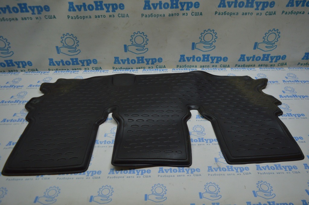 Коврик салона 3й ряд Toyota Highlander 14- резина (03)