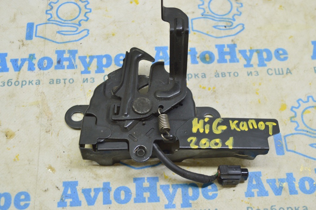 Замок капота Toyota Highlander 20- с датчиком