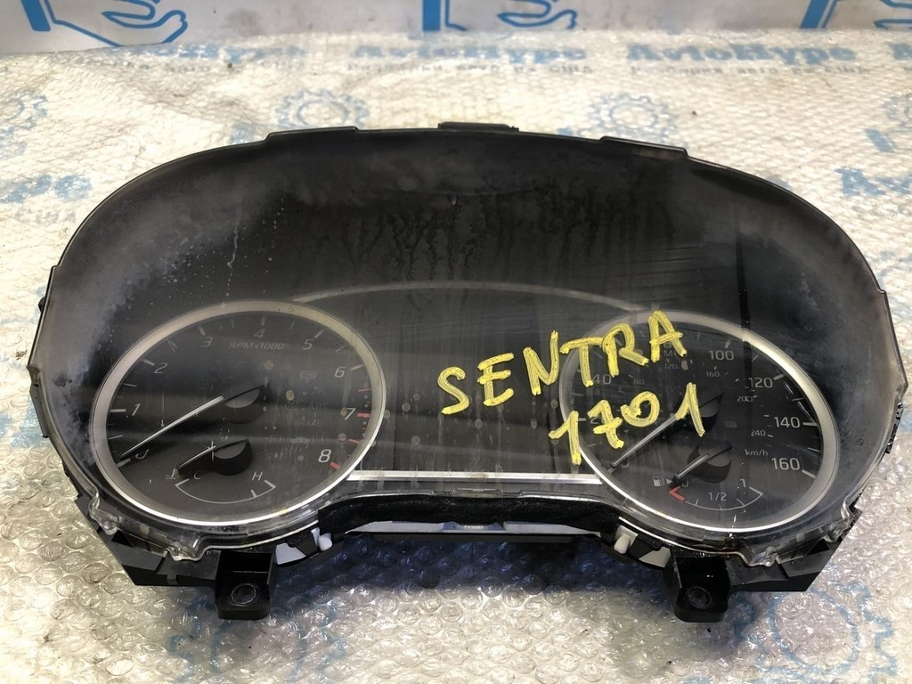 Щиток приборов Nissan Sentra 16-19 рест SV, SR, SL, FE (01) деф.подплавленна сзади