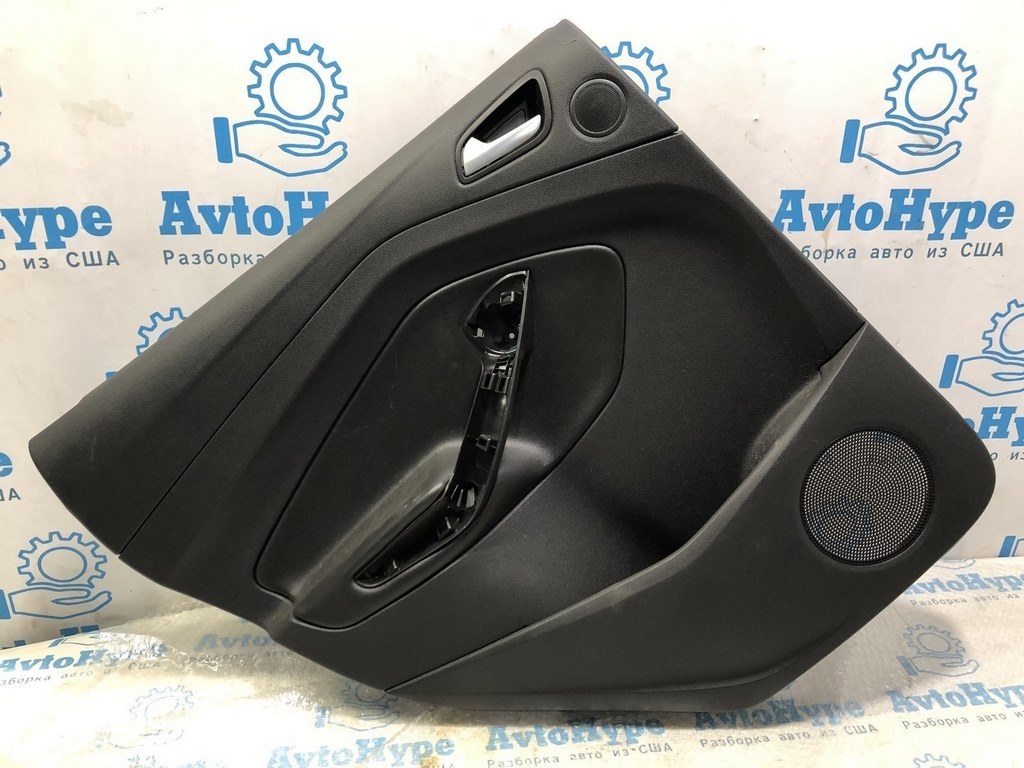 Обшивка двери карточка задняя левая Ford C-max MK2 13-18 черная