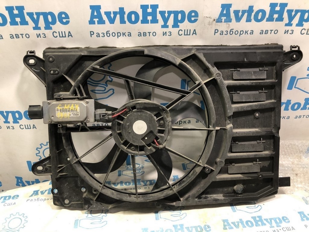 Диффузор кожух радиатора в сборе Ford C-max MK2 13- (03)