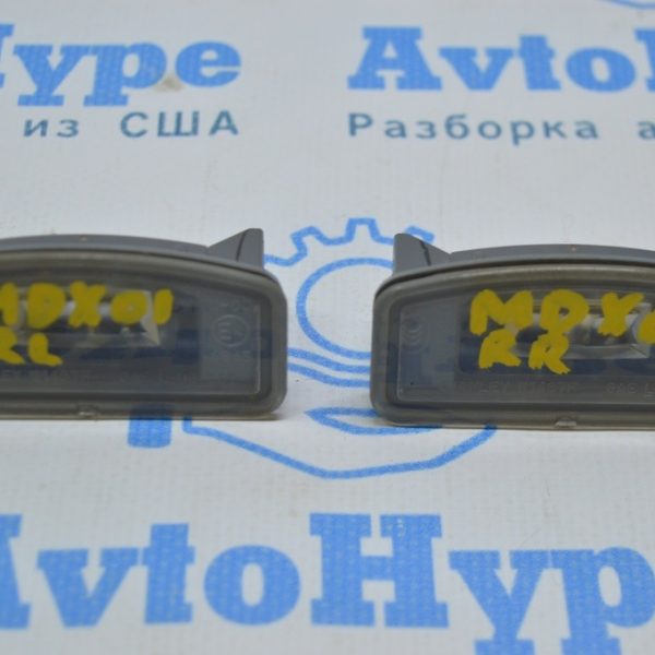Подсветка номера двери багажника правая Acura MDX 14-20