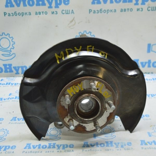 Цапфа со ступицей передяя левая Acura MDX 14-20 с кожухом (01)
